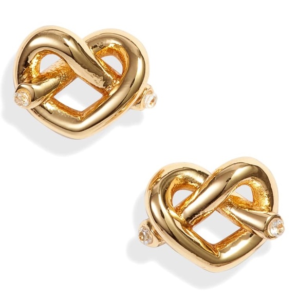 KATE SPADE ♠️ NEW YORK loves me knot stud earrings - Picture 1 of 8